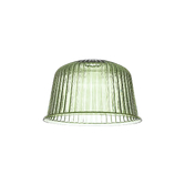 Photograph: Idolite Devine 28x17.5cm Green Ribbed Dome Glass Shade