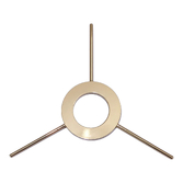 Photograph: Idolite Devine 3 Rod Glass Suspension 150-200mm Bracket, French Gold