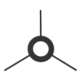 Photograph: Idolite Devine 3 Rod Glass Suspension 150-200mm Bracket, Satin Black