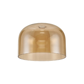 Photograph: Idolite Devine 30x17cm Amber Plated Cloche Glass Shade