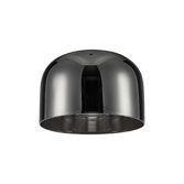 Photograph: Idolite Devine 30x17cm Chrome Plated Cloche Glass Shade