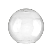 Photograph: Idolite Devine 30x28cm Open Mouth Round Clear Globe Glass Shade