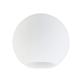 Photograph: Idolite Devine 30x28cm Open Mouth Round Opal Globe Glass Shade
