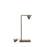 Photograph: Idolite Devine Antique Brass 1 Light E27 59cm Downward Table Lamp Without Shade,