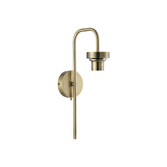 Photograph: Idolite Devine Antique Brass Curved 1 Light E27 Switched Wall Light (FRAME ONLY)