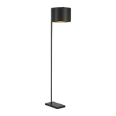Photograph: Idolite Devine Floor Lamp, 1 Light E27, Satin Black/Slate 30x20cm Satin Shade