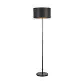 Photograph: Idolite Devine Floor Lamp, 1 Light E27, Satin Black/Slate 40x22cm Satin Shade