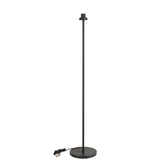 Photograph: Idolite Devine Satin Black 1 Light E27 143cm Uplight Floor Lamp Without Shade,