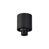 Photograph: Idolite Devine Satin Black 1 Light E27 Ceiling (FRAME ONLY)