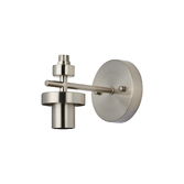 Photograph: Idolite Devine Satin Nickel 1+1 Up & Down Light G9+E27 Wall Light (FRAME ONLY)