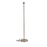 Photograph: Idolite Devine Satin Nickel 1 Light E27 143cm Uplight Floor Lamp Without Shade,