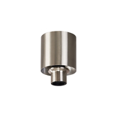 Photograph: Idolite Devine Satin Nickel 1 Light E27 Ceiling (FRAME ONLY)