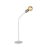 Photograph: Idolite Dolomite Satin White Finish 1 Light Flexible Table Lamp