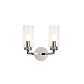 Photograph: Idolite Euston Polished Nickel Double Wall Light