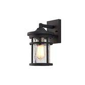 Photograph: Idolite Ferringdon Black Exterior Wall Light