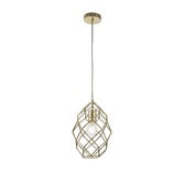 Photograph: Idolite Greenford Polished Brass Cylinder Single Pendant