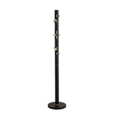 Photograph: Idolite Himalaya Sand Black Finish 6 Light LED Floor Lamp - 3000K