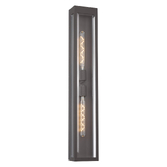Photograph: Idolite Hume Large Twin Anthracite Exterior Wall Lamp - IP54