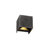 Photograph: Idolite Ickenham Black/Silver Led Exterior Wall Light - 3000K