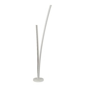 Photograph: Idolite Kensington White 2 Light Led Floor Lamp - 4000K