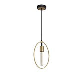 Photograph: Idolite Kneiff Matt Gold/Black Small Single Pendant