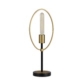 Photograph: Idolite Kneiff Matt Gold/Black Table Lamp