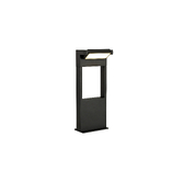 Photograph: Idolite Morden Graphite Black Led Small Exterior Post Lamp - 3000K