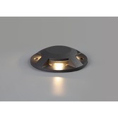 Photograph: Idolite Nevis Anthracite 4 Light LED Driveover Ground Light - IP67, 3000K