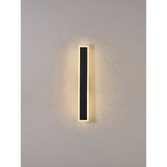 Photograph: Idolite Nordica 60CM Linear Stick Led Exterior Wall Light Black - 3000K, IP65