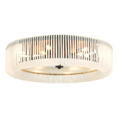 Photograph: Idolite Nuboda 78cm Extra Large 12 Light Flush Black Ceiling Light Complete With frosted Glass Rods