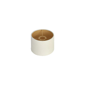 Photograph: Idolite Nuvola 18cm Round Ivory Velvet Shade With Champagne Paper Lining And Champagne Finish Carrier