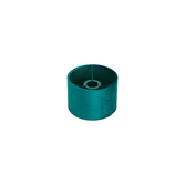 Photograph: Idolite Nuvola 18cm Round Teal Velvet Shade With Teal TC Lining And Teal Finish Carrier