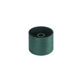 Photograph: Idolite Nuvola 20cm Round Self Lined Forest Green Velvet Shade With Green Finish Carrier