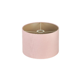 Photograph: Idolite Nuvola 30cm Round Blush Pink Velvet Shade With Prosecco Paper Lining And Prosecco Finish Carrier