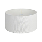 Photograph: Idolite Nuvola 50cm Round Pearl Oyster Linen Shade With Translucent Inner