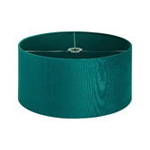 Photograph: Idolite Nuvola 50cm Round Teal Velvet Shade With Teal TC Lining And Teal Finish Carrier