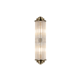 Photograph: Idolite Pearson 2 Light Antique Brass Bathroom Wall Light - IP44