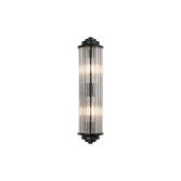 Photograph: Idolite Pearson 2 Light Satin Black Bathroom Wall Light - IP44