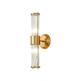 Photograph: Idolite Pearson 2 Light Up And Down Gold Finish Bathroom Wall Light - IP44