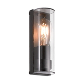 Photograph: Idolite Perivale Anthracite Large Exterior Wall Light