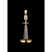 Photograph: Idolite Piti 34cm French Gold Finish Crystal Table Lamp - Switched