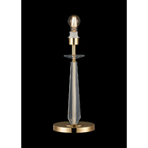 Photograph: Idolite Piti 45cm French Gold Finish Crystal Table Lamp - Switched