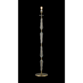 Photograph: Idolite Piti Antique Brass Crystal Floor Lamp - Switched