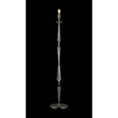 Photograph: Idolite Piti Polished Nickel Crystal Floor Lamp - Switched