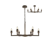 Photograph: Idolite Ruari Matt Bronze 6 Light Pendant (Frame Only)