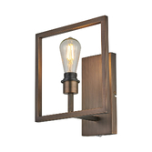 Photograph: Idolite Ruari Matt Bronze Switched Single Wall Light (Frame Only)