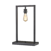 Photograph: Idolite Ruari Satin Black Table Lamp (Frame Only)