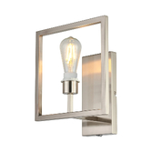 Photograph: Idolite Ruari Satin Nickel Switched Single Wall Light (Frame Only)