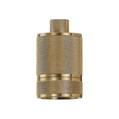 Photograph: Idolite Rumi Antique Black Knurled Lampholder - E27