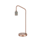 Photograph: Idolite Rumi Knurled Antique Copper Table Lamp Complete With In-Line Switch